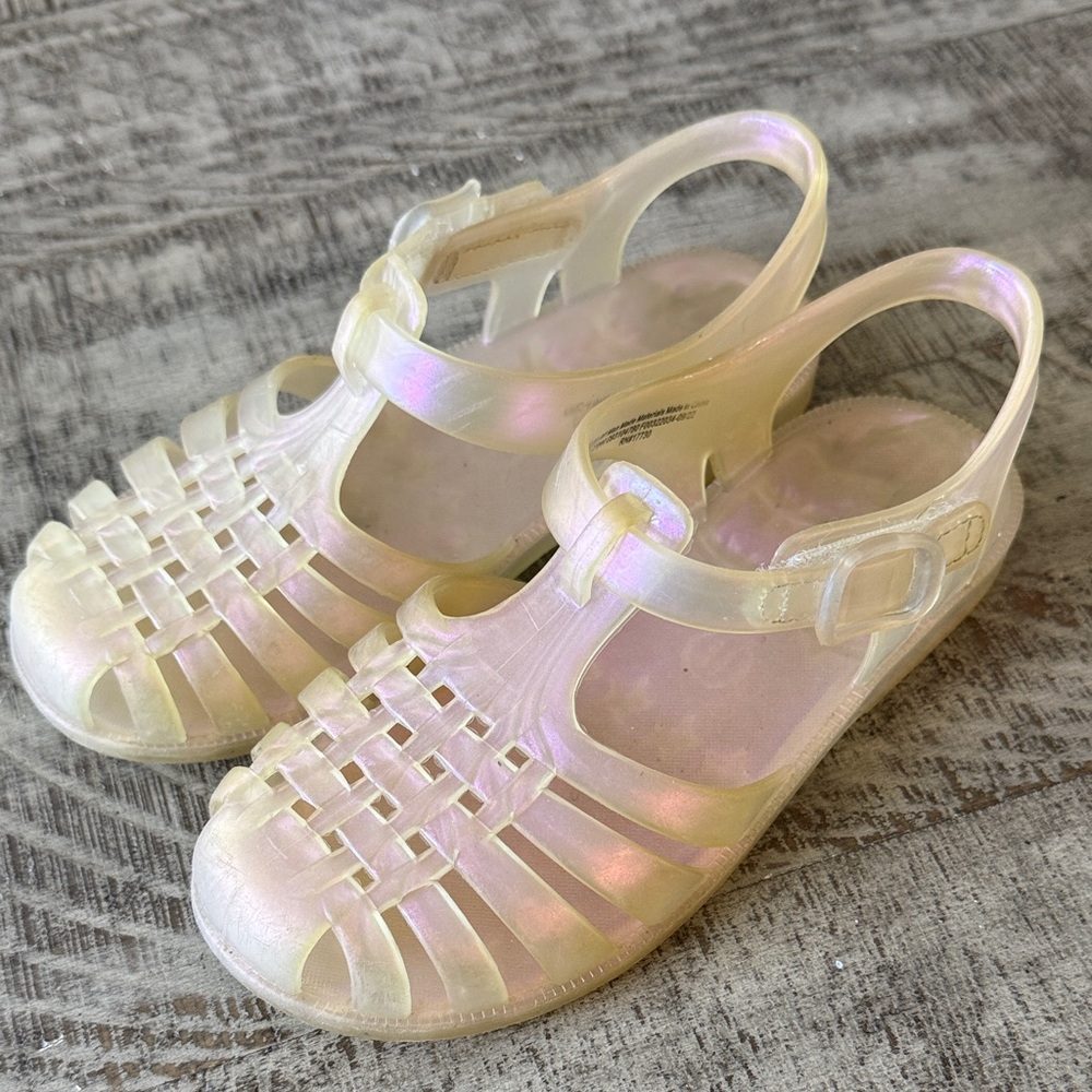 Cat & Jack Shimmering Jelly Sandals